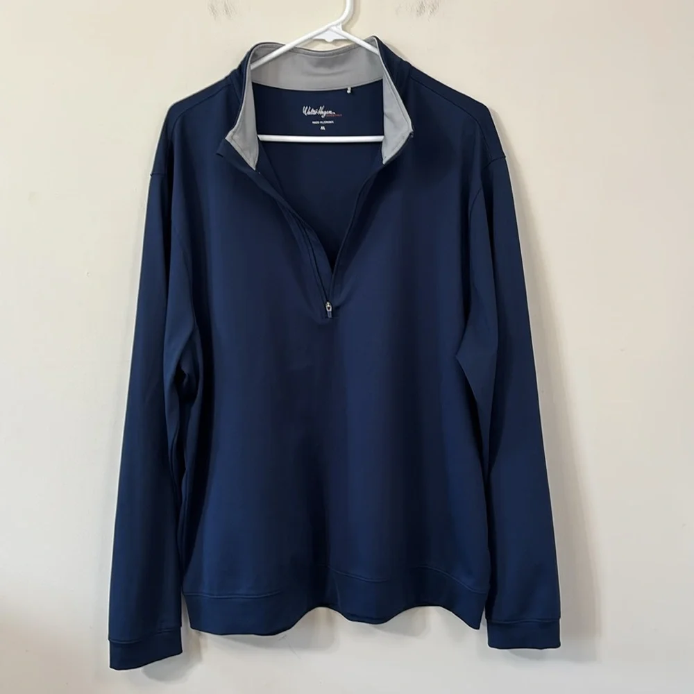 Walter Hagan 11 Majors Golf Quarter Zip Pullover Navy Size XL - Picture 4 of 7